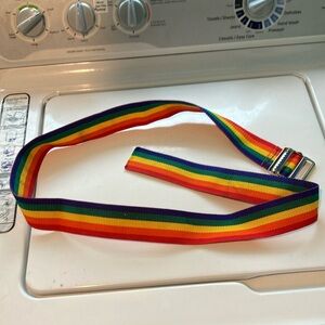 Rainbow luggage strap belt 53”